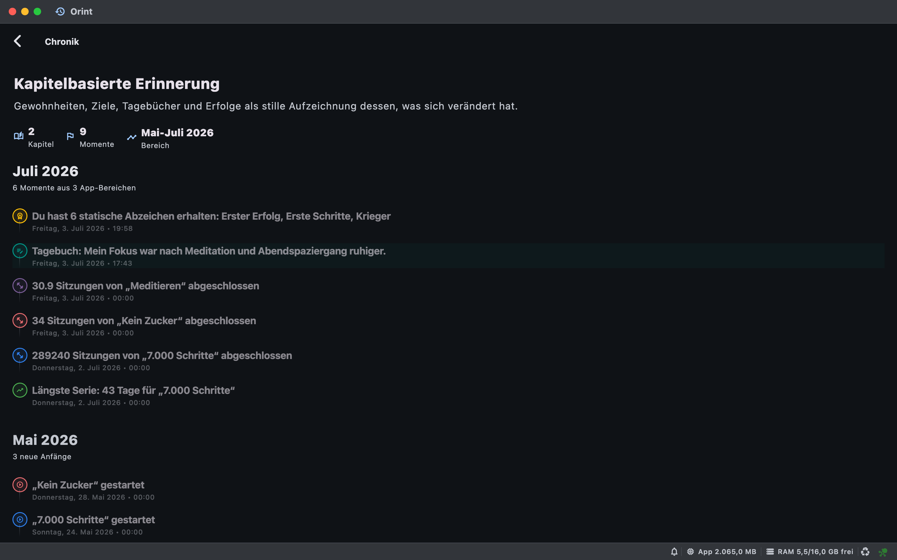 Mac Chronicle screenshot