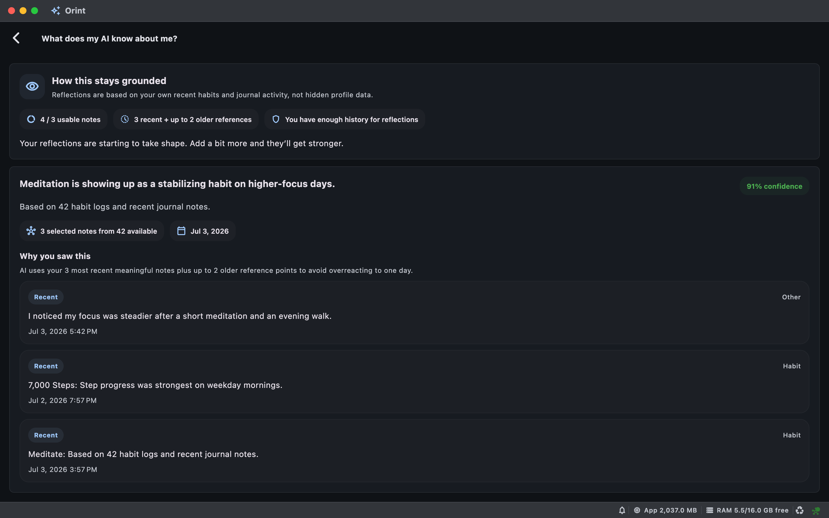Mac AI screenshot