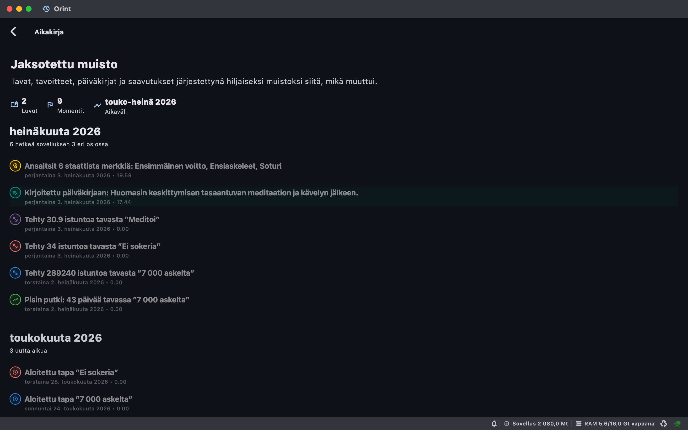 Mac Chronicle screenshot