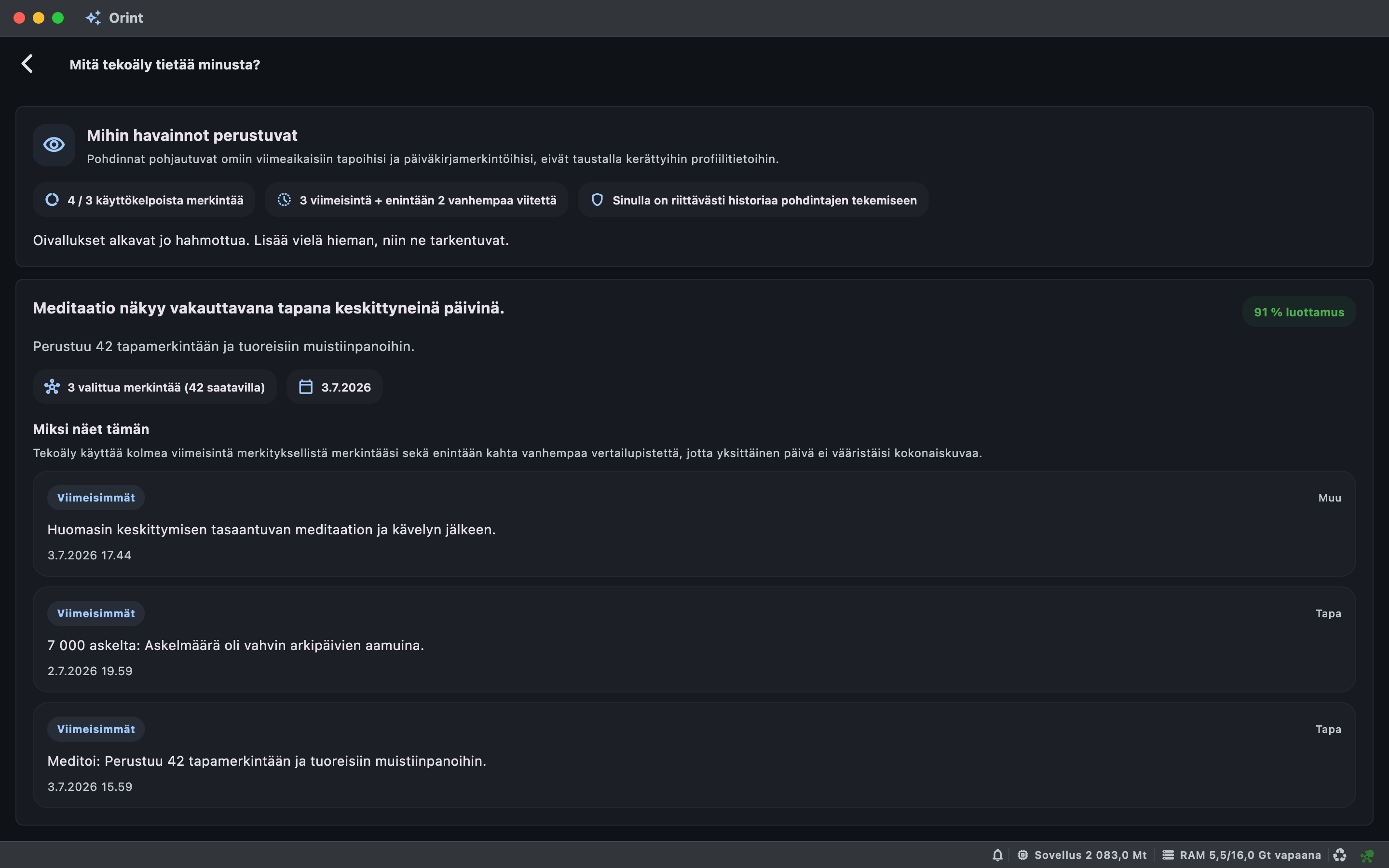 Mac AI screenshot