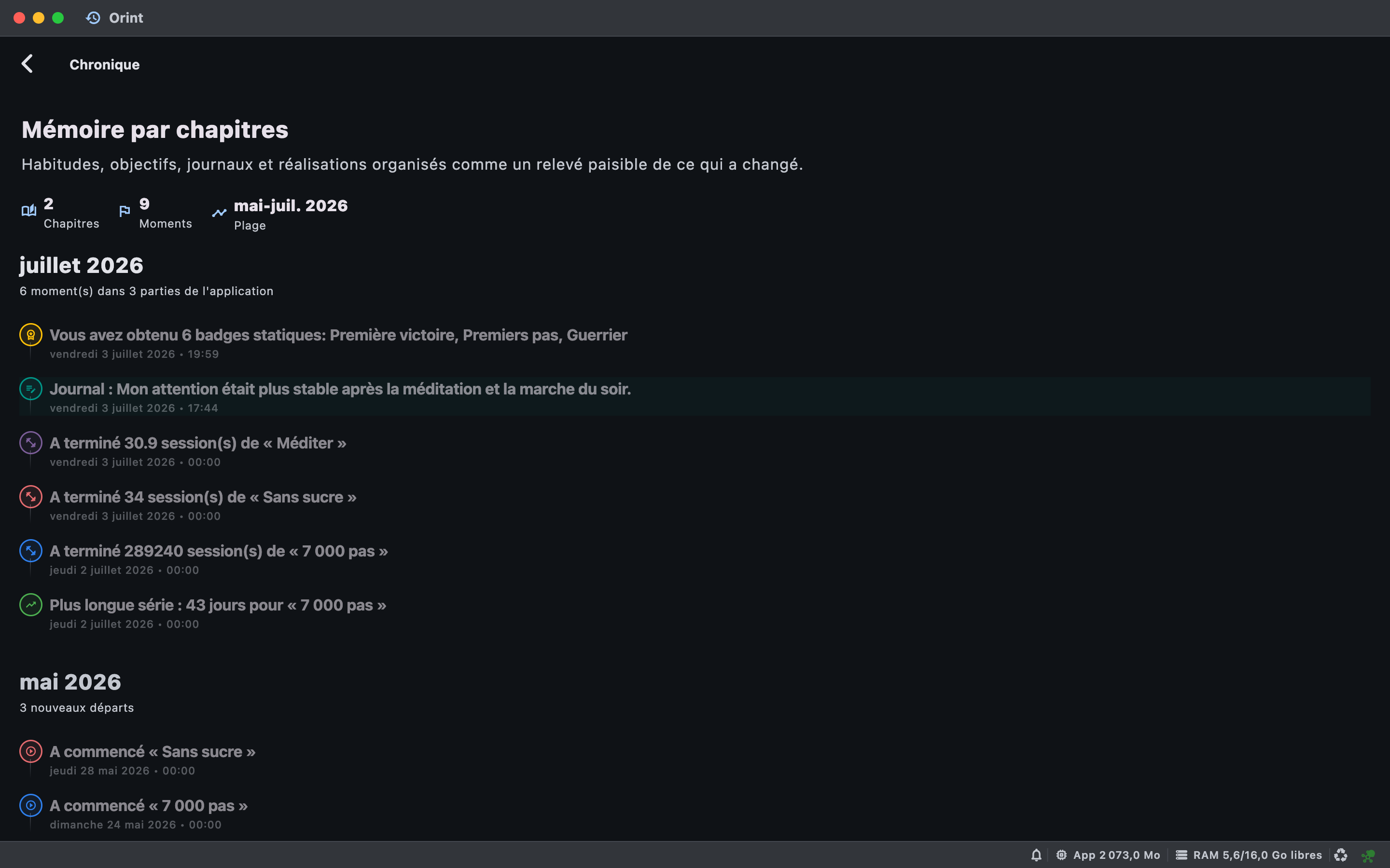 Mac Chronicle screenshot