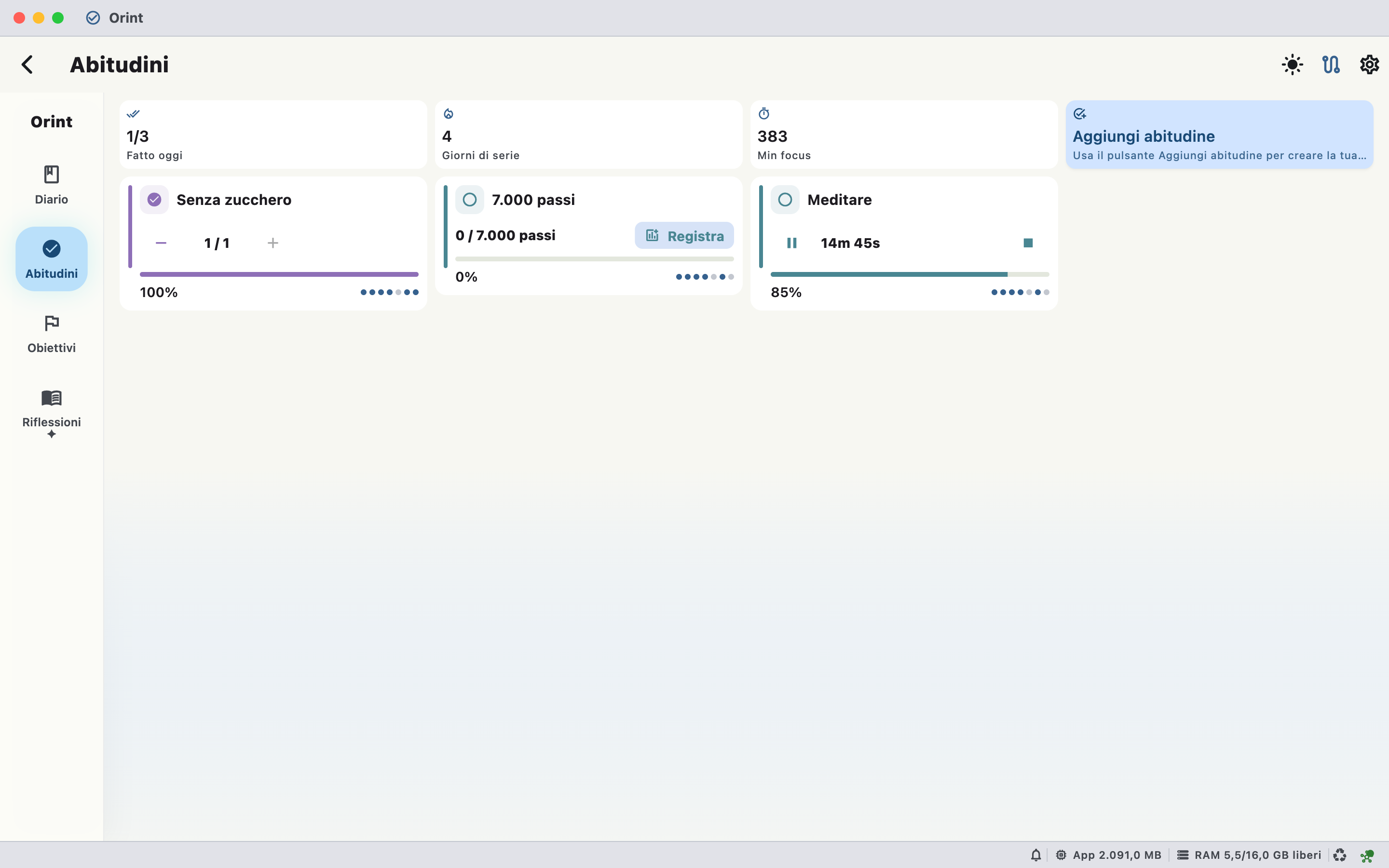Mac Habits screenshot