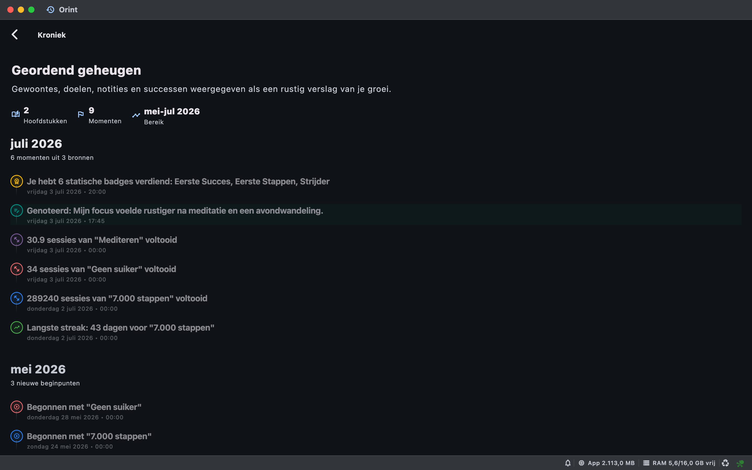 Mac Chronicle screenshot